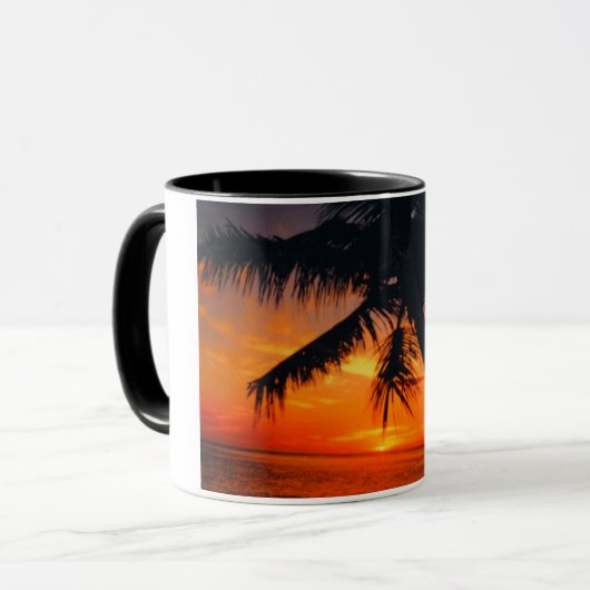 zonsondergang mok (Voorkant links)