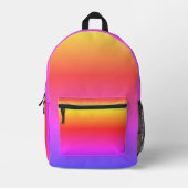 'Zonsondergang' Multi-Kleur Rugzak  (Voorkant)