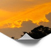 Zonsondergang na het Storm - Moody Landscape Poster (Hoek)