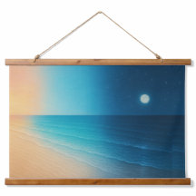 Zonsondergang naar Moonlight Ocean Tapestry