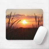 Zonsondergang, Natuur, weide Muismat (Met muis)