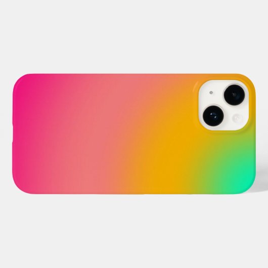 Zonsondergang Neon Gradiënt Case-Mate iPhone Case (Achterkant (horizontaal))