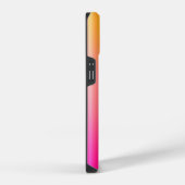 Zonsondergang Neon Gradiënt iPhone Hoesje (Rechterkant)