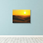 Zonsondergang Nr. 1 - Zonsondergang Serie Canvaspr Canvas Afdruk (Insitu (Houten vloer))