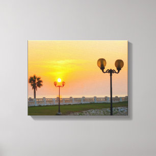 Zonsondergang Nr. 4, Zonsondergang Serie Canvaspri Canvas Afdruk