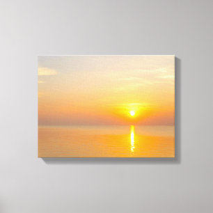 Zonsondergang Nr. 5, Zonsondergang Serie Canvaspri Canvas Afdruk