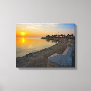 Zonsondergang Nr. 6, Zonsondergang Serie Canvaspri Canvas Afdruk