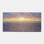 Zonsondergang Oceaan Abstracte Kunst Bureaumat (Voorkant)