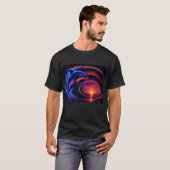Zonsondergang Oceaan Dolfijn T-shirt (Voorkant volledig)