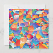 Zonsondergang Oceaan Golven Feestdagenkaart (Achterkant)