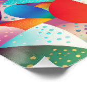 Zonsondergang Oceaan Golven Perfect Poster (Hoek)