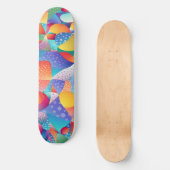 Zonsondergang Oceaan Golven Persoonlijk Skateboard (Voorkant)