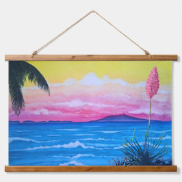 Zonsondergang Oceaan  Hangend Wandkleed