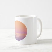 Zonsondergang Oceaan Minimalistische Mok – Handget (Voorkant rechts)