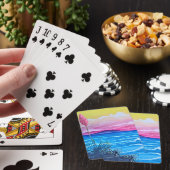 Zonsondergang Oceaan Pokerkaarten (Insitu)