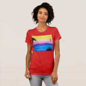 Zonsondergang Oceaan T-shirt (Voorkant volledig)