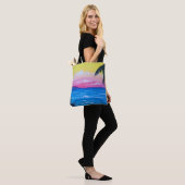 Zonsondergang Oceaan Tote Bag (Op model)