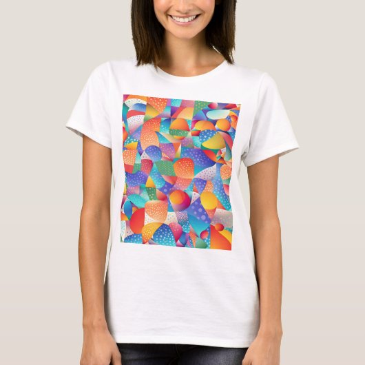 Zonsondergang oceaangolven t-shirt (Voorkant)