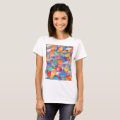 Zonsondergang oceaangolven t-shirt (Voorkant volledig)
