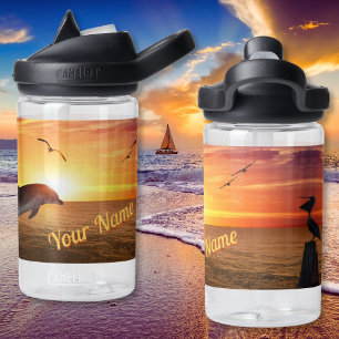 Zonsondergang Oceaanlaan, Dolfijnen, Zeemeeuwen, P Waterfles