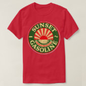 Zonsondergang Olie en Gas T-shirt (Design voorkant)