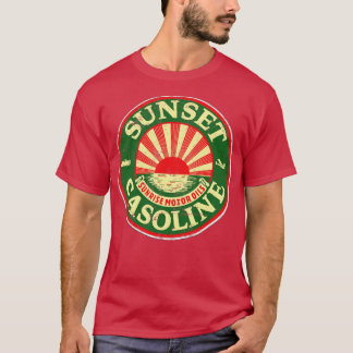 Zonsondergang Olie en Gas T-shirt