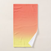 Zonsondergang Ombre Sinaasappel & geel Bad Handdoek (Handdoek)