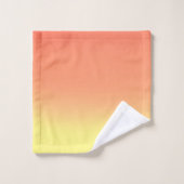 Zonsondergang Ombre Sinaasappel & geel Bad Handdoek (Wasdoekje)