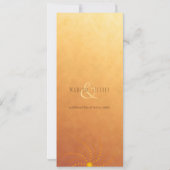 Zonsondergang ombre stralen van zonlicht stippen m kaart (Achterkant)