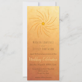 Zonsondergang ombre stralen van zonlicht stippen m kaart