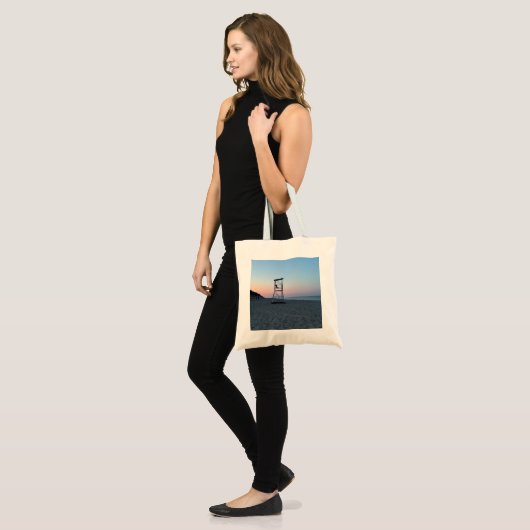 Zonsondergang op Cape Cod Beach Tote Bag (Voorkant (model))