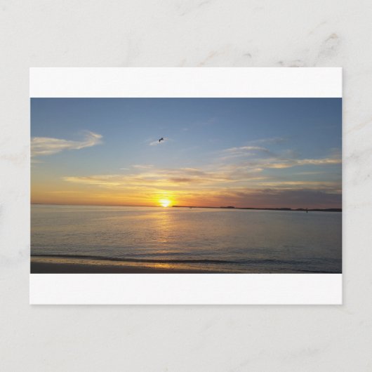 Zonsondergang op Dankzegging Feestdagenkaart (Voorkant)