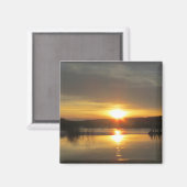 Zonsondergang op de Hudson Magneet (Voorkant / Achterkant)
