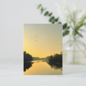 Zonsondergang op de Negril River Briefkaart (Staand voorkant)