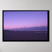 zonsondergang op de oceaan poster (Voorkant)