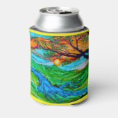 Zonsondergang op de Pedernales Koelbox Blikjeskoeler (Blikje Achterkant)