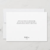 Zonsondergang op de rivier bedankkaart (Achterkant)