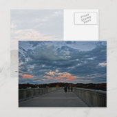 Zonsondergang op de Walkway Briefkaart (Voorkant / Achterkant)