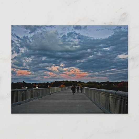 Zonsondergang op de Walkway Briefkaart (Voorkant)