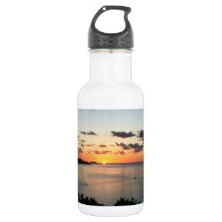 Zonsondergang op de Whitsunday-eilanden Waterfles