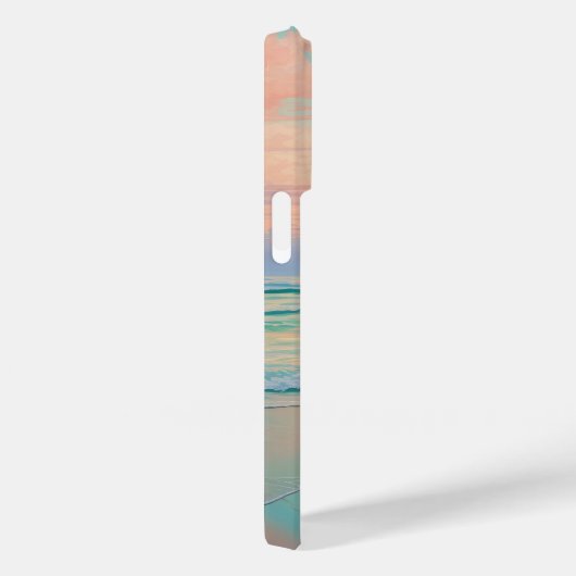 Zonsondergang op een rustig strandlandschap Case-Mate iPhone case (Achterkant / Rechts)