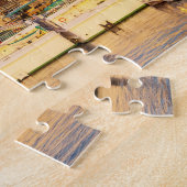 Zonsondergang op Eiffeltoren en Pont Rouelle - Par Legpuzzel (Zijkant)