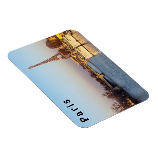 Zonsondergang op Eiffeltoren en Pont Rouelle - Par Magneet (Rechterzijde)