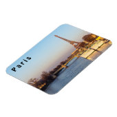 Zonsondergang op Eiffeltoren en Pont Rouelle - Par Magneet (Linkerzijde)