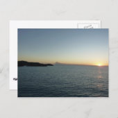 Zonsondergang op het eiland Antigua II Briefkaart (Voorkant / Achterkant)