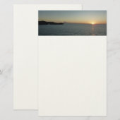 Zonsondergang op het eiland Antigua II Briefpapier (Voorkant / Achterkant)