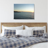Zonsondergang op het eiland Antigua II Canvas Afdruk (Insitu (Slaapkamer))