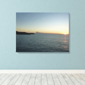 Zonsondergang op het eiland Antigua II Canvas Afdruk (Insitu (Houten vloer))