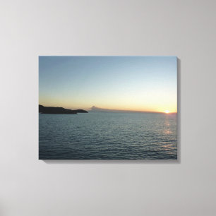 Zonsondergang op het eiland Antigua II Canvas Afdruk