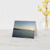 Zonsondergang op het eiland Antigua II Kaart (Gele Bloem)